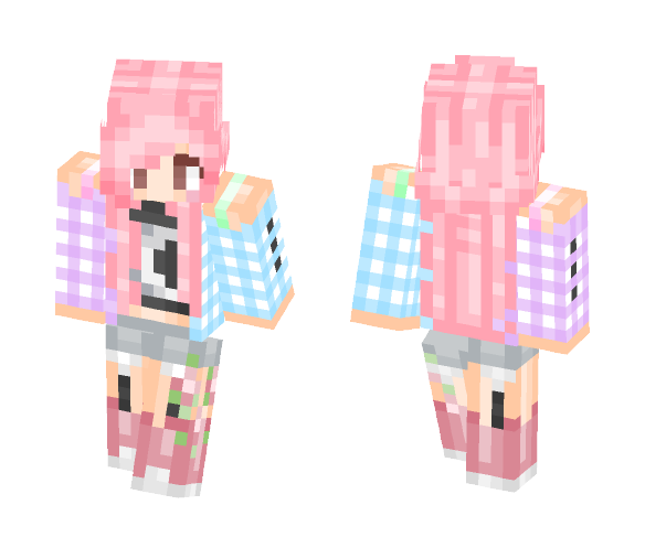 Kawaii Gingham - Kawaii Minecraft Skins - image 1