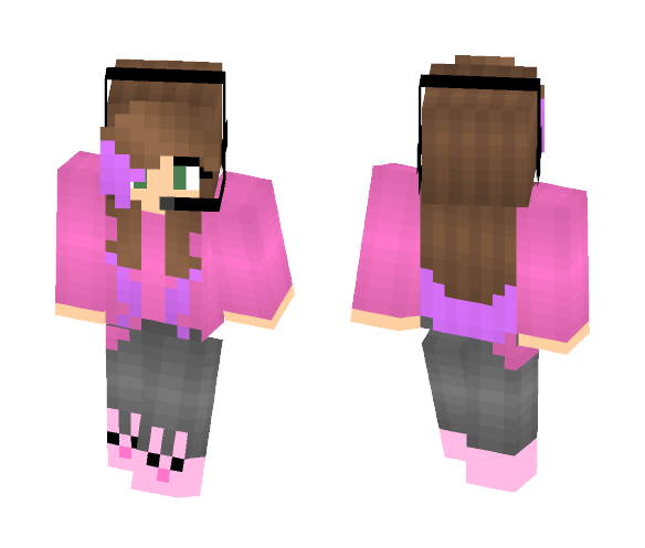 Gamer-YouTuber -- FutureWabbit - Female Minecraft Skins - image 1