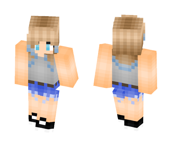 -Tomboy Twin- - Female Minecraft Skins - image 1