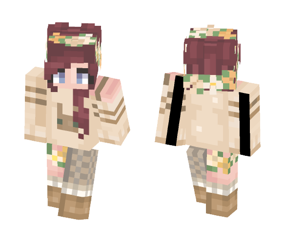Flower Girl - Girl Minecraft Skins - image 1