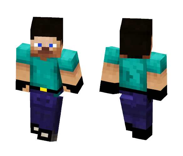 Realistic Steve - Male Minecraft Skins - image 1
