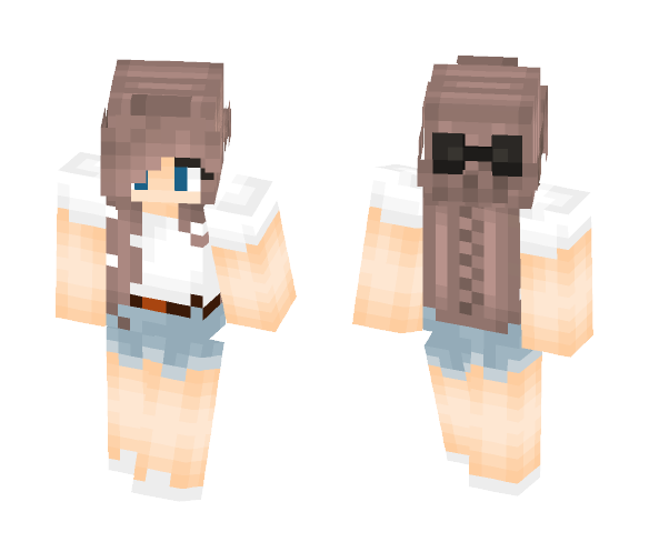 Download Free Tumblr Girl Skin for Minecraft image 1 Tumblr Girl - Girl Minecraft Skins - image 1