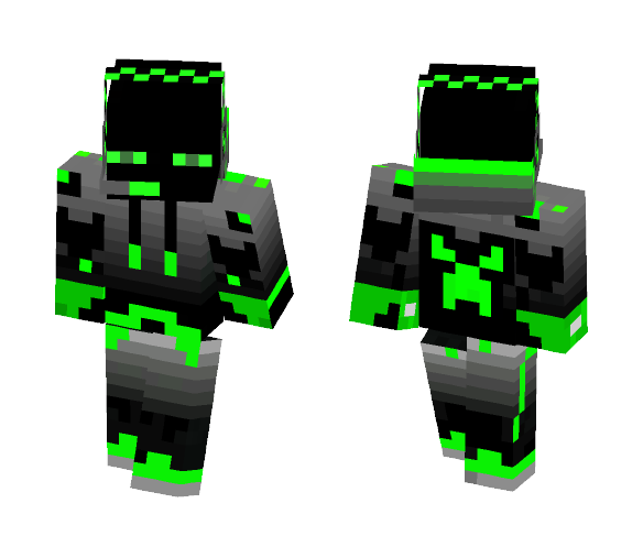 Green Enderman - Male Minecraft Skins - image 1