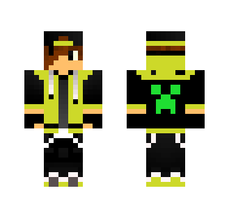 Yellow Hoodie - Male Minecraft Skins - image 2