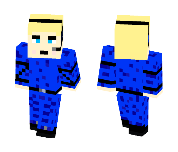 Download Free Lt. Blonde Skin for Minecraft image 1 Lt. Blonde - Male Minecraft Skins - image 1