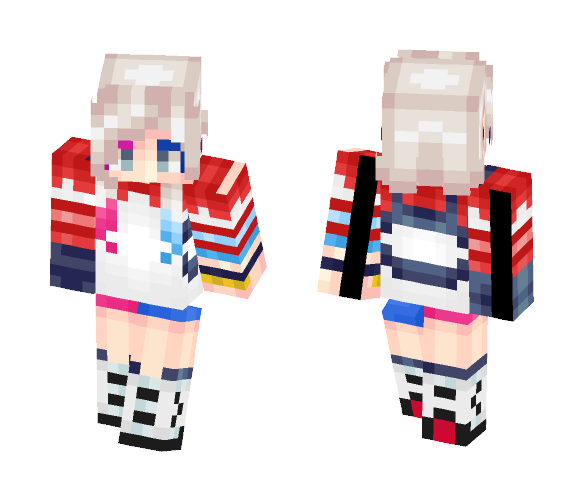 Suicide Squad Harley Quinn - Comics Minecraft Skins - image 1