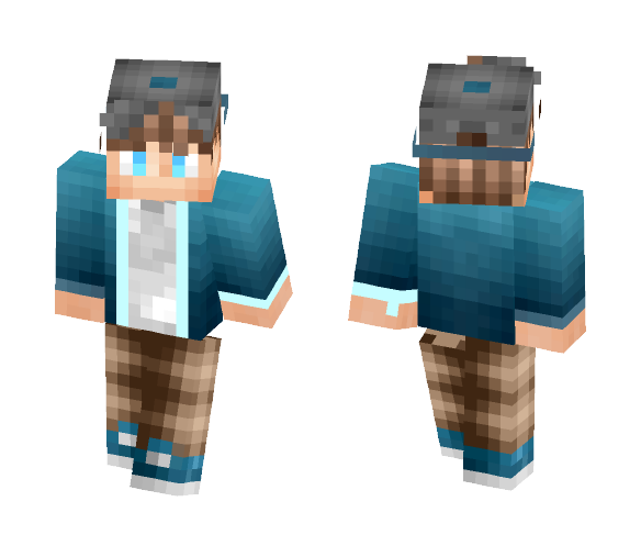 Cyan - Male Minecraft Skins - image 1