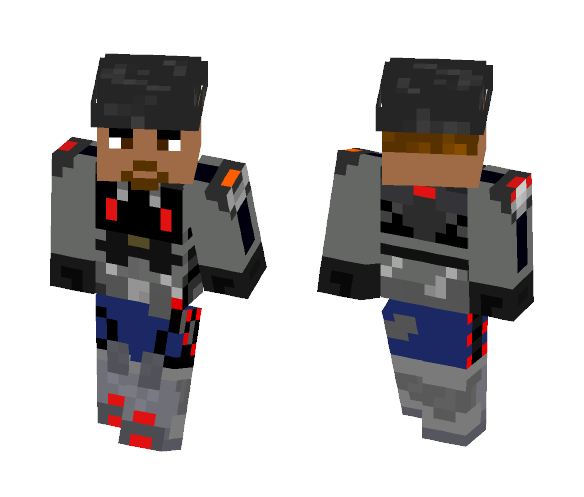 Blackwatch Reyes (Overwatch) - Male Minecraft Skins - image 1