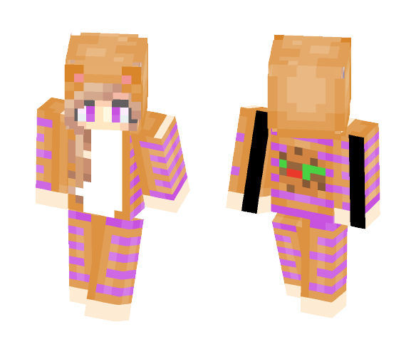 Cat Onsie + Cookie Burger - Cat Minecraft Skins - image 1