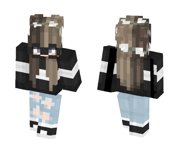 Download Free pretty emo Skin for Minecraft image 1 pretty emo - Female Minecraft Skins - image 1
