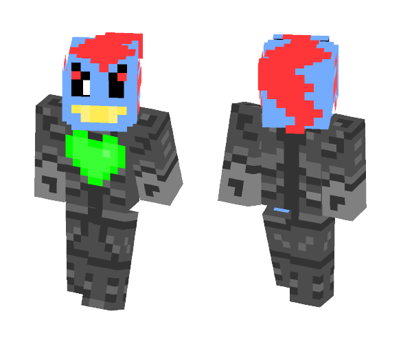 Undyne the Undying (Undertale) - Female Minecraft Skins - image 1