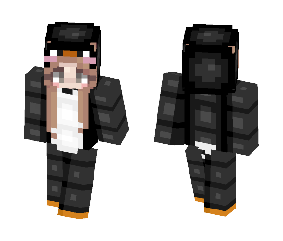Penguin Onesie - Female Minecraft Skins - image 1