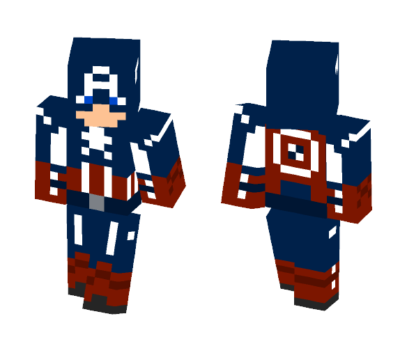 Captian America - Male Minecraft Skins - image 1