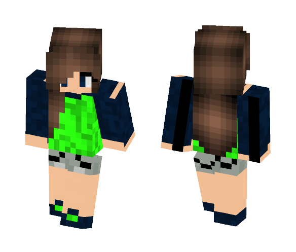 Seahawks Girl - Girl Minecraft Skins - image 1