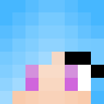 Download Free Blue Hair Girl Skin for Minecraft image 3 Blue Hair Girl - Color Haired Girls Minecraft Skins - image 3