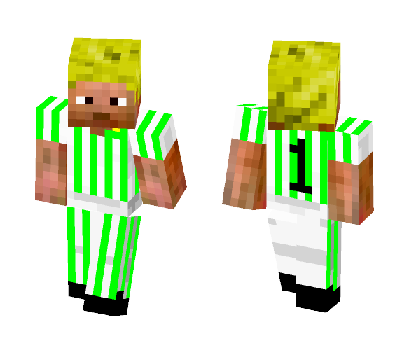 Download Free Córdoba Football Player skin Skin for Minecraft image 1 Córdoba Football Player skin - Male Minecraft Skins - image 1