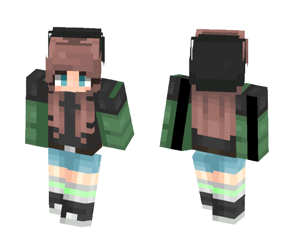 Skateboarder - Female Minecraft Skins - image 1