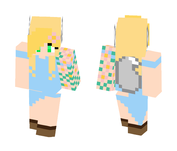 Cute nature wolf girl - Cute Girls Minecraft Skins - image 1