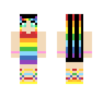 Rainbow girl