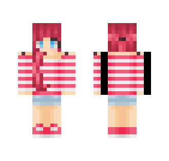 Pink Casual Clothes - Female Minecraft Skins - image 2