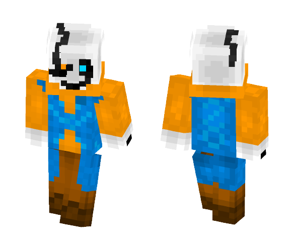 Underswap Wingding Gaster - Male Minecraft Skins - image 1