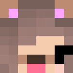 Download Free Cute Brown Haired Dog Filter Girl Skin for Minecraft image 3 Cute Brown Haired Dog Filter Girl - Color Haired Girls Minecraft Skins - image 3