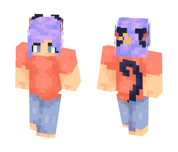 My Purrthday! | OC - Female Minecraft Skins - image 1