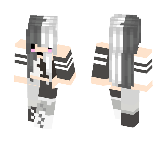 Yin and Yang girl - Girl Minecraft Skins - image 1