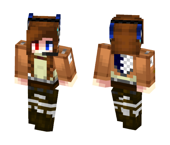 AOT Me - Female Minecraft Skins - image 1