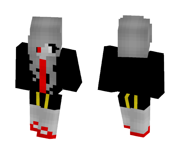 Underfell Sansy - Female Minecraft Skins - image 1