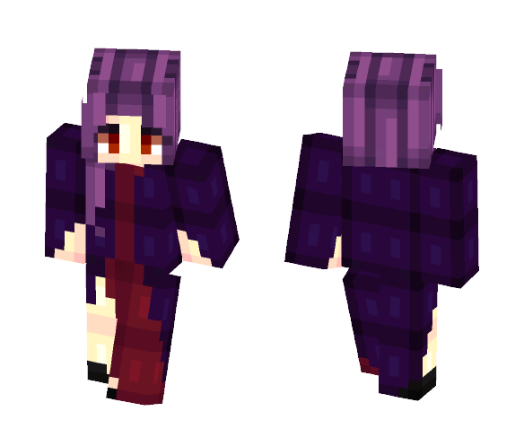 Pokesaur request - Gengar - Female Minecraft Skins - image 1