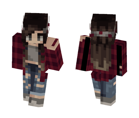 cringe // Tarsha's request - Female Minecraft Skins - image 1