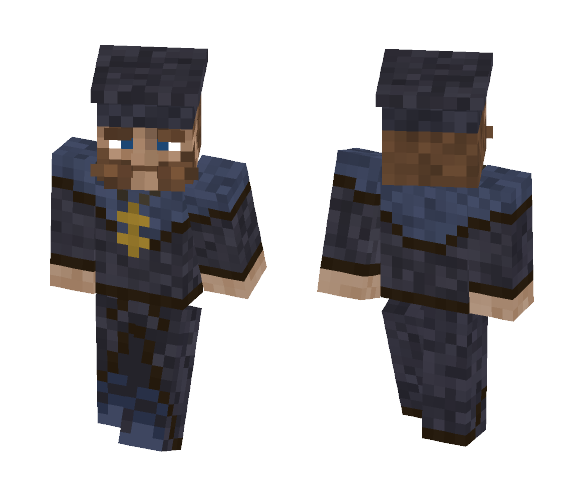 Blue Priest - Male Minecraft Skins - image 1