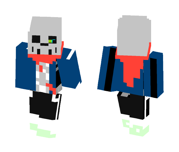 Sans The Comic aka Geno Sans - Male Minecraft Skins - image 1
