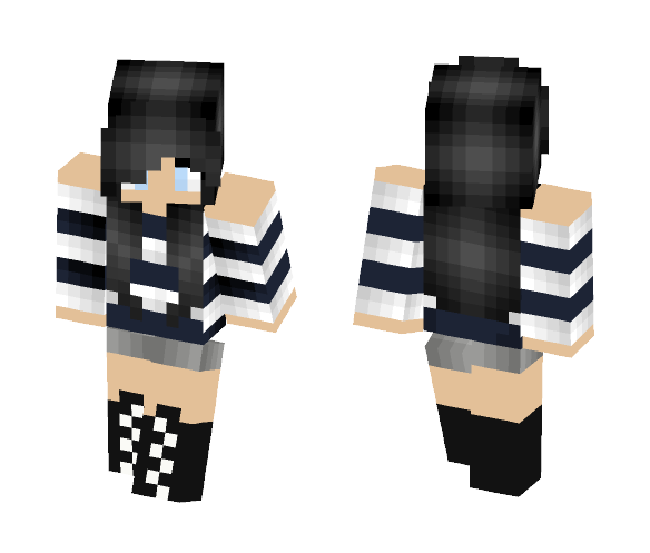 MyStreet OC: Lizzie Blackshot - Female Minecraft Skins - image 1