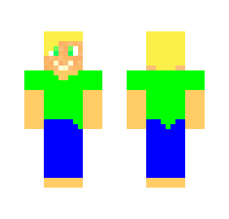 Green T-shirt boy