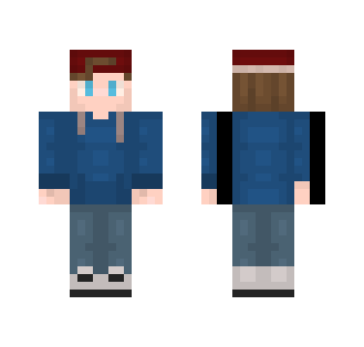 Blue Hoodie Boy