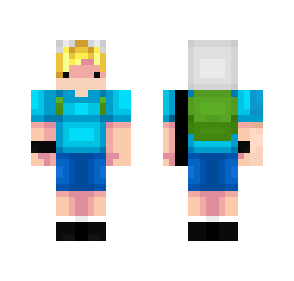 -(Finn The Human)- Better In 3D - Male Minecraft Skins - image 2