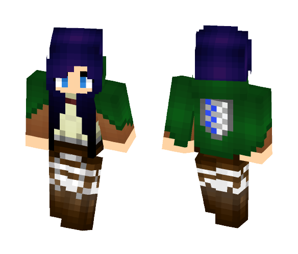Attack On Titan Girl~ - Female Minecraft Skins - image 1