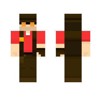 Team Fortress 2 Sniper ( Red ) - Male Minecraft Skins - image 2