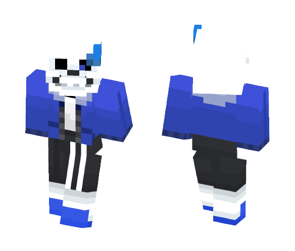 Sans (edited) - Male Minecraft Skins - image 1