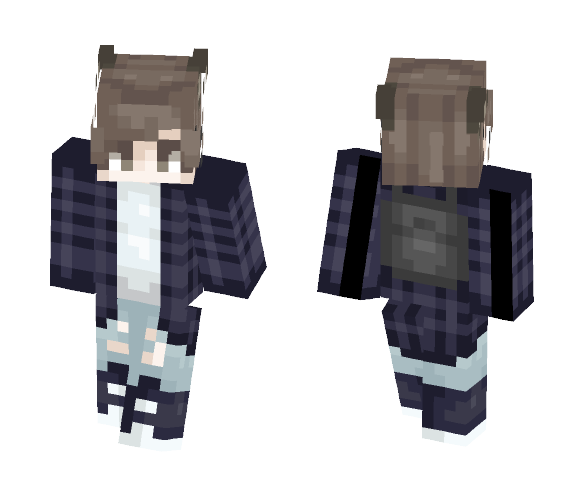 blue adventurer - Male Minecraft Skins - image 1