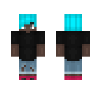 Boy With Blue Hair