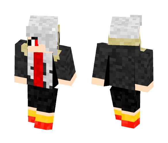Underfell Sans human genderswap - Female Minecraft Skins - image 1
