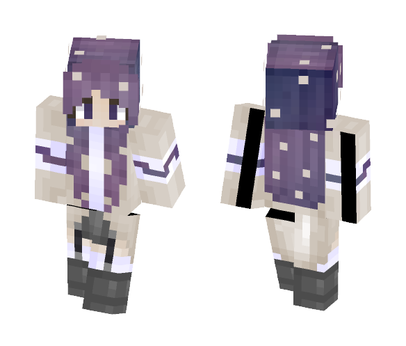 Download Free Galaxy girl Skin for Minecraft image 1 Galaxy girl - Girl Minecraft Skins - image 1