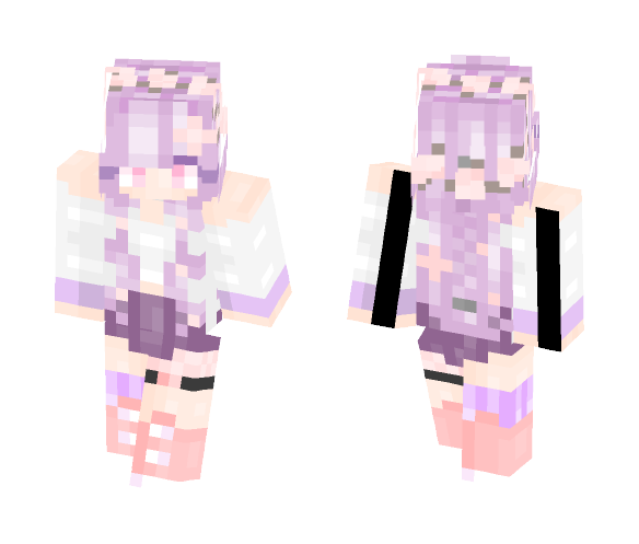 Download Free The Flower Crowns Are Real Skin for Minecraft image 1 The Flower Crowns Are Real - Flower Crown Minecraft Skins - image 1