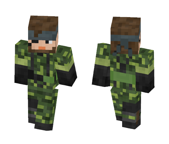 Metal Gear Solid 3 Naked Snake - Male Minecraft Skins - image 1
