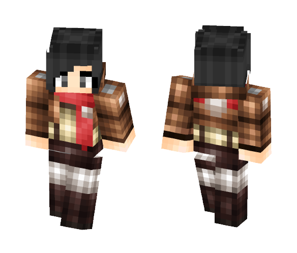Mikasa - Female Minecraft Skins - image 1