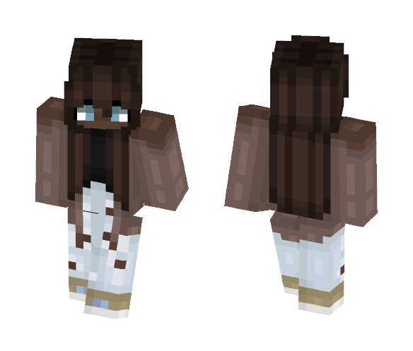 Girl With Blue Eyes - Girl Minecraft Skins - image 1