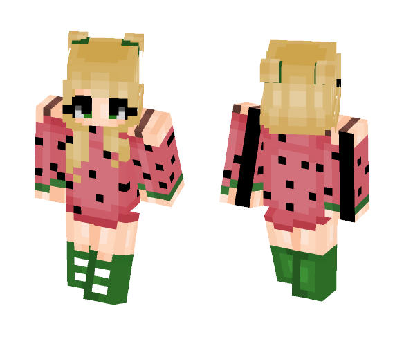 Watermelon - Female Minecraft Skins - image 1